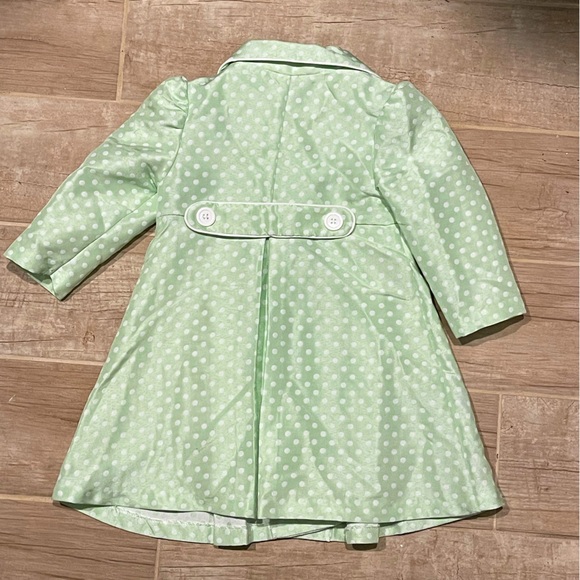 bonnie jean polka dot birthday dress BONNIE JEAN 2T PARTY DRESS, SHORT SLEEVED, PINK BOW, TIERED OR LAYERED SKIRT